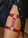 2Pcs Gothic Double Row Garters Leg Ring