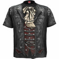 GOTH WRAP - Allover T-Shirt Black
